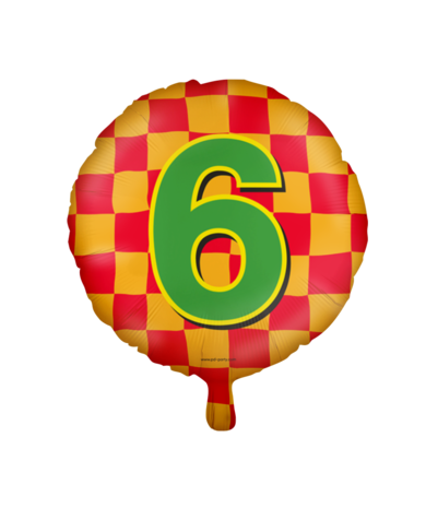 Paper Dreams Heliumballon für die 6. Geburtstagsparty | 45 cm