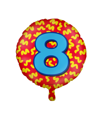 Paper Dreams Helium balloon 8 years party | 45cm