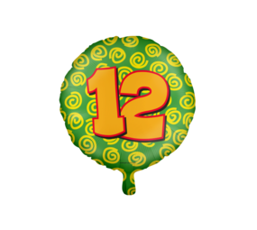 Paper Dreams Ballon à l'hélium pour une fête de 12 ans | 45 cm Paper Dreams Ballon à l'hélium pour une fête de 12 ans | 45 cm