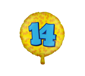 Paper Dreams Helium ballon 14 jaar party | 45cm