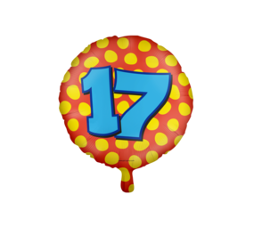 Paper Dreams Helium balloon 17 years party | 45cm Paper Dreams Helium balloon 17 years party | 45cm