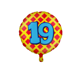 Paper Dreams Helium balloon 19 years party | 45cm Paper Dreams Helium balloon 19 years party | 45cm