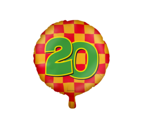 Paper Dreams Ballon à l'hélium pour fête de 20 ans, 45 cm, dégonflé | à l'unité