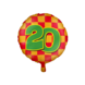 Paper Dreams Heliumballon für die 20-Jahre-Party, 45 cm (unaufgeblasen) | pro Stück