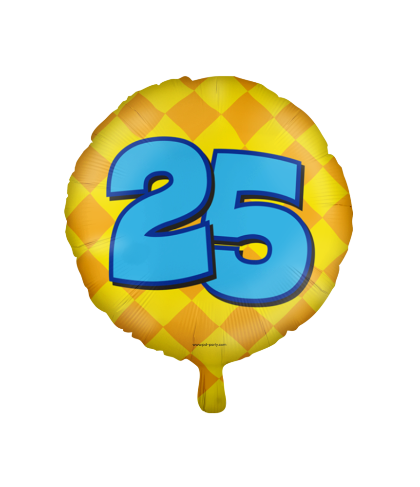 Paper Dreams Ballon à l'hélium pour fête de 25 ans | 45 cm Paper Dreams Ballon à l'hélium pour fête de 25 ans | 45 cm