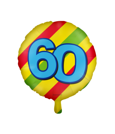 Paper Dreams Ballon à l'hélium pour fête des 60 ans | 45 cm