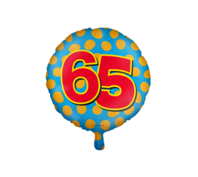 Paper Dreams Ballon à l'hélium pour fête de 65 ans | 45 cm