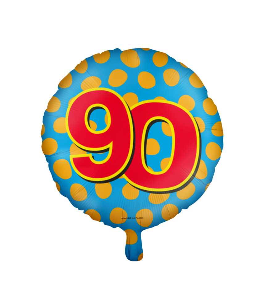 Paper Dreams Helium balloon 90 years party | 45cm Paper Dreams Helium balloon 90 years party | 45cm