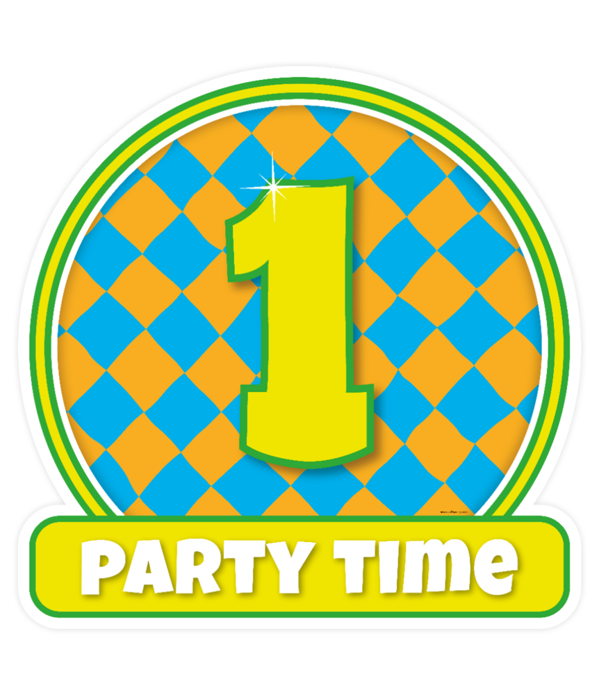 Paper Dreams Door sign 1 year party | 50cm