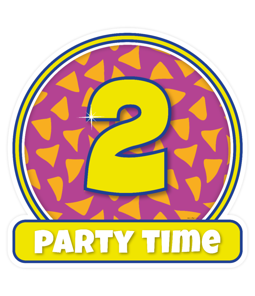 Paper Dreams Door sign 2 years party | 50cm
