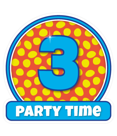 Paper Dreams Deurbord 3 jaar party | 50cm Paper Dreams Deurbord 3 jaar party | 50cm