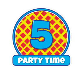 Paper Dreams Door sign 5 years party | 50cm