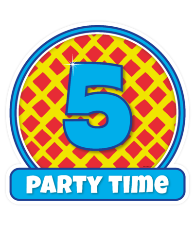 Paper Dreams Panneau de porte « Fête des 5 ans » | 50 cm