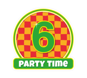 Paper Dreams Deurbord 6 jaar party | 50cm Paper Dreams Deurbord 6 jaar party | 50cm