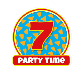 Paper Dreams Deurbord 7 jaar party | 50cm Paper Dreams Deurbord 7 jaar party | 50cm