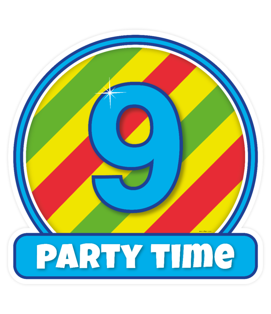 Paper Dreams Door sign 9 years party | 50cm