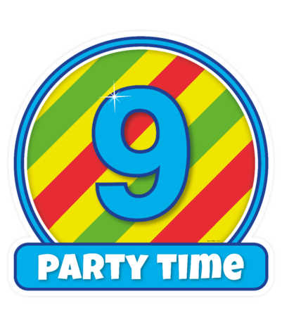 Paper Dreams Door sign 9 years party | 50cm