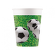 Procos Party Fußballbecher 200 ml | 8 Stück