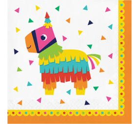 Creative Converting Servetten Pinata 32x32cm | 16 stuks Creative Converting Servetten Pinata 32x32cm | 16 stuks