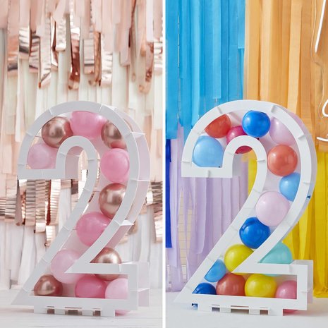 Ginger Ray Balloon mosaic standard number 2 | per piece