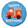 Firefighter Foil Balloon Happy Birthday | 45 cm