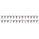 Creative Converting Rainbow letter garland Happy Birthday And Many More | 2.74x20cm