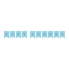 Creative Converting Letterslinger Babyshower blauw en zilver | 176x15cm