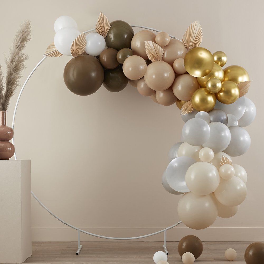 Ginger Ray Ballonbogen zum Selbermachen in Braun-Taupe-Nude | pro Set