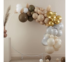 Ginger Ray Ballonbogen zum Selbermachen in Braun-Taupe-Nude | pro Set