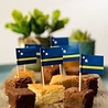 WeFiesta Curaçao-Spieße in Blau-Gelb | 50 Stück WeFiesta Curaçao-Spieße in Blau-Gelb | 50 Stück