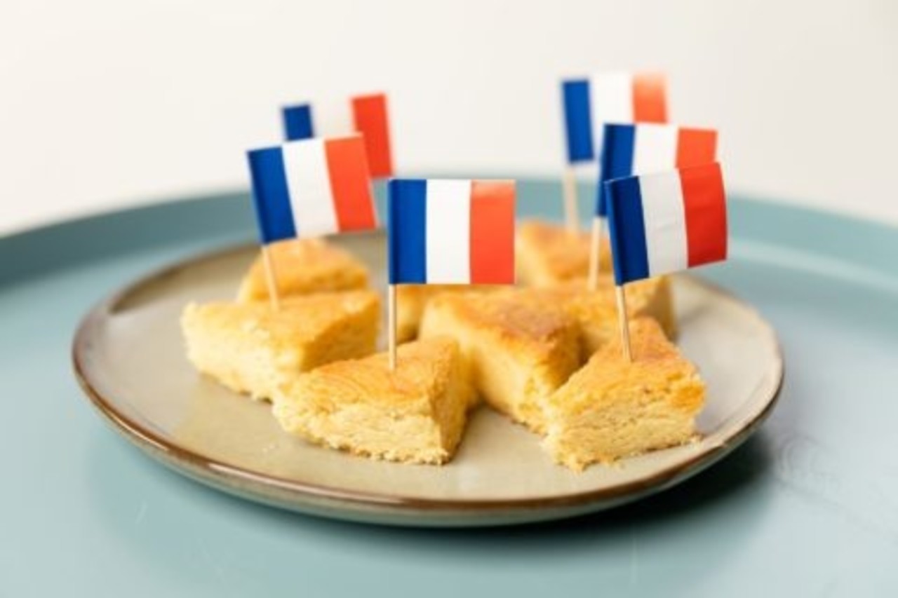 WeFiesta France Flag Picks Blue - White - Red | 50 pieces