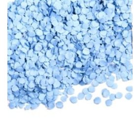 WeFiesta Confetti lichtblauw papier 100gr WeFiesta Confetti lichtblauw papier 100gr