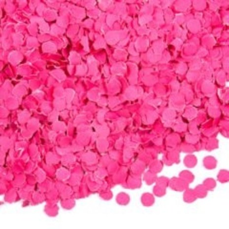 WeFiesta Confetti felroze papier 100gr WeFiesta Confetti felroze papier 100gr