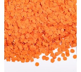 WeFiesta Confetti oranje papier 100gr WeFiesta Confetti oranje papier 100gr