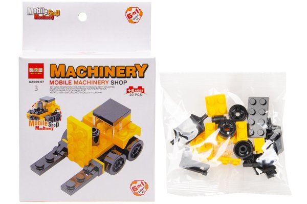 LG Imports Brickz Construction Machinery Construction Set | per piece
