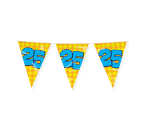 Paper Dreams Flag Garland 25 Years Party 10 m | per piece Paper Dreams Flag Garland 25 Years Party 10 m | per piece