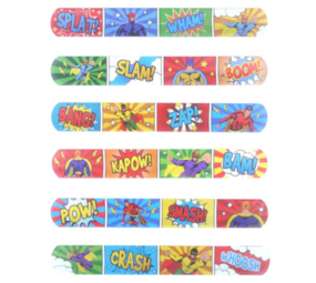 Henbrandt Superhelden Klaparmband 20cm | 12 stuks Henbrandt Superhelden Klaparmband 20cm | 12 stuks