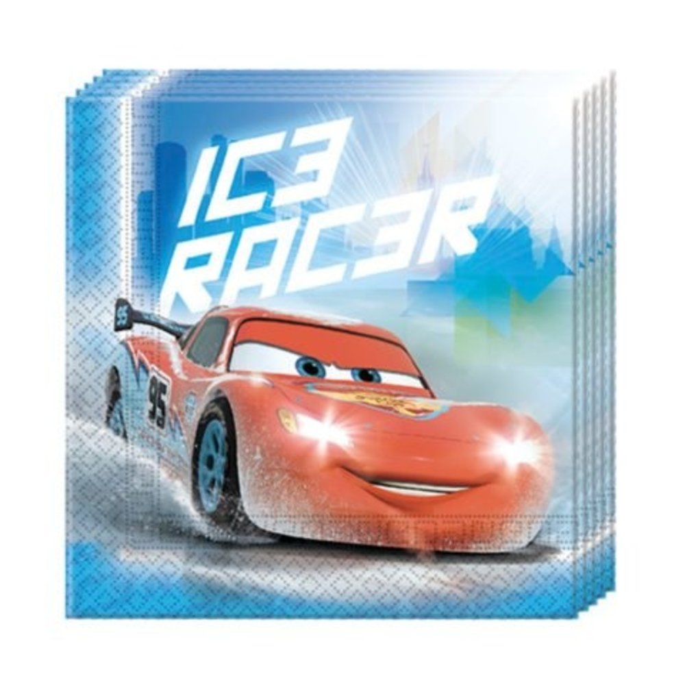 Procos Party Napkins Cars Ice Racer - 20 pieces