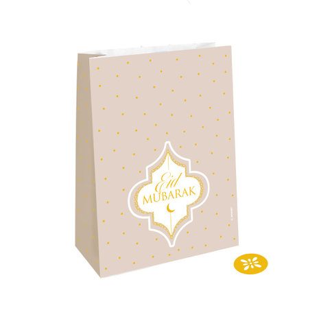 Amscan Eid Mubarak Papiertüten für Leckereien | 4 Stück