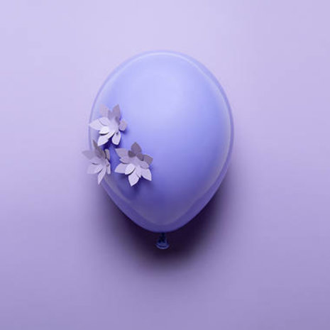 Folat Blauwe ballonnen Cornflower Blue mat 33cm | 10 stuks Folat Blauwe ballonnen Cornflower Blue mat 33cm | 10 stuks