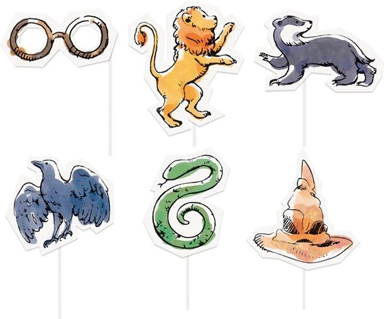 Unique Party Accessoires photo Harry Potter HP | Kit de 8 pièces