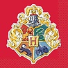 Unique Party Harry Potter Hogwarts servetten 25x25cm | 16 stuks