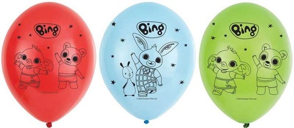 Amscan Bing-Luftballons 27 cm | 6 Stück