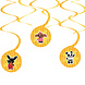 Amscan Bing hanging decoration swirls 30-60cm | 6 pieces