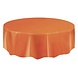 Unique Party Nappe ronde orange 213 cm | à l'unité