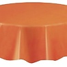 Unique Party Orange Round Tablecloth 213cm | per piece Unique Party Orange Round Tablecloth 213cm | per piece