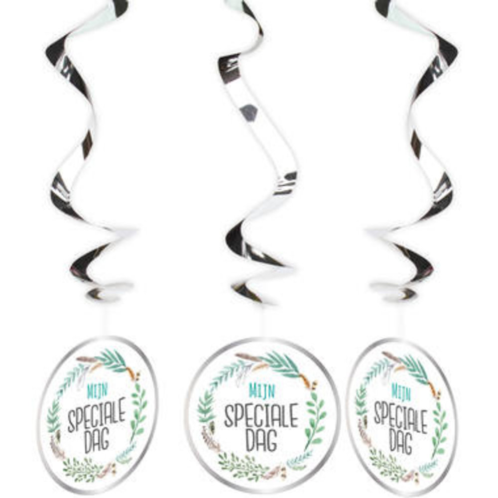 Folat Mijn speciale dag hangdecoratie | 3 stuks Folat Mijn speciale dag hangdecoratie | 3 stuks