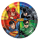 Unique Party Superhelden Justice League borden 22cm | 8 stuks Unique Party Superhelden Justice League borden 22cm | 8 stuks