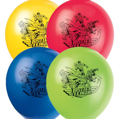 Unique Party Ballons de la Ligue des Justiciers (Super-héros) 30 cm | 8 pièces Unique Party Ballons de la Ligue des Justiciers (Super-héros) 30 cm | 8 pièces