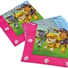 Tib Paw Patrol Servetten Roze 33x33cm | 20 stuks Tib Paw Patrol Servetten Roze 33x33cm | 20 stuks